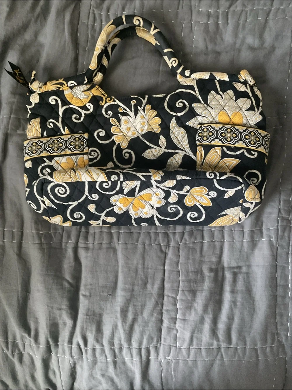 Vera Bradley BUNDLE retired Yellow Bird and retired Symphony in Hue Gabby Satche
